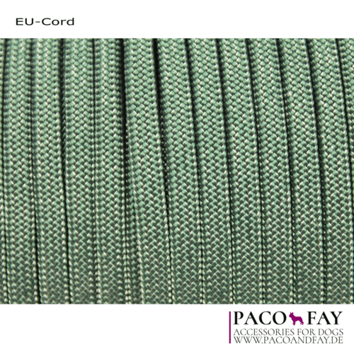 EU - Parachute Cord 550 TYPE III, sold by the meter, Colour FASHION DARK GREEN (#025)